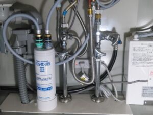 ビルトイン還元水素水（アルカリイオン水）生成器の取付け工事　浄水性能